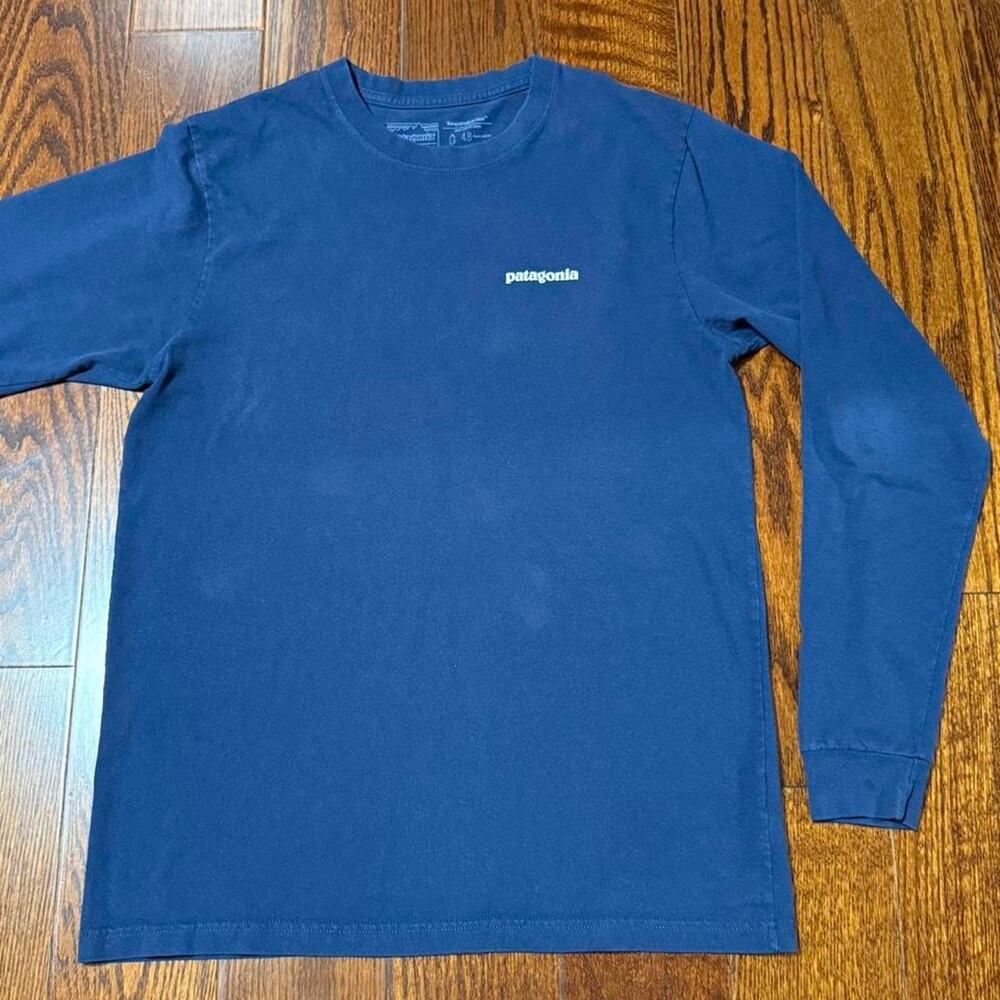 Patagonia Men Long Sleeve Navy Blue